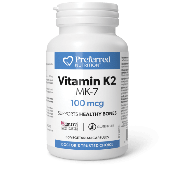 Vitamin K2 MK-7 100 mcg – 60 Vegetarian Capsules
