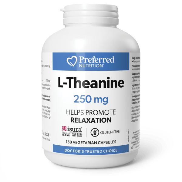 L-Theanine 250 mg – 150 Vegetarian Capsules