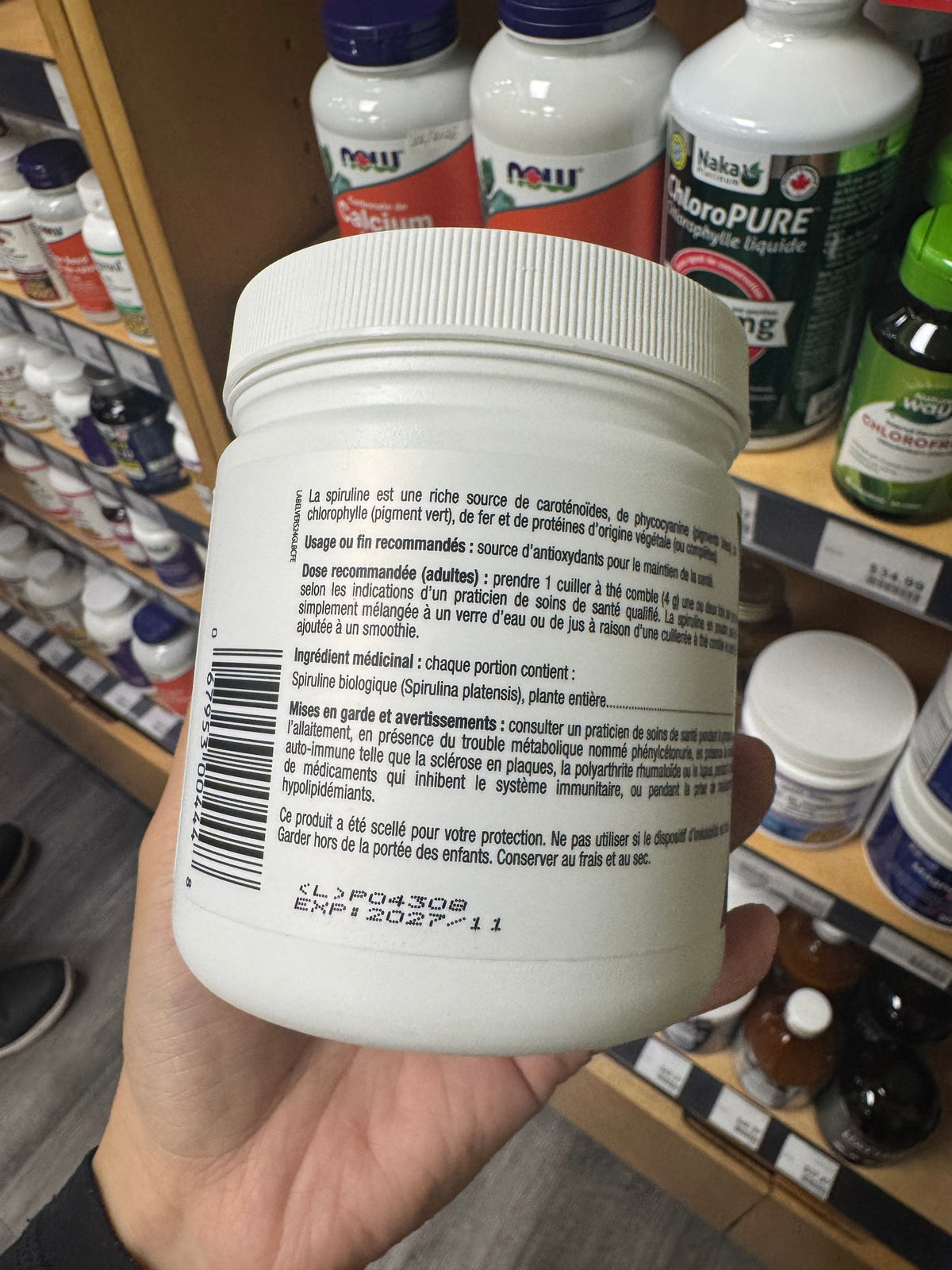 Prairie Naturals Organic Spirulina Powder 200 g