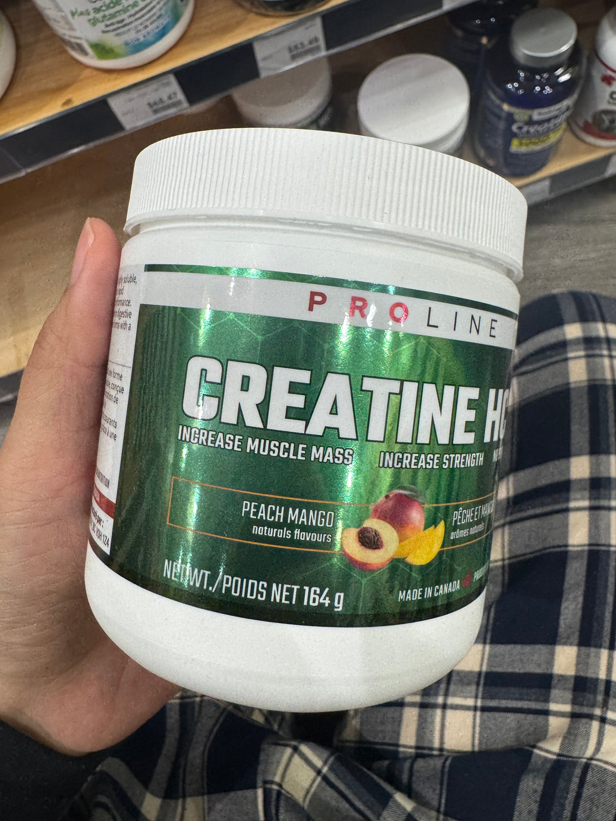ProLine Creatine HCL Natural Peach Mango 164 g