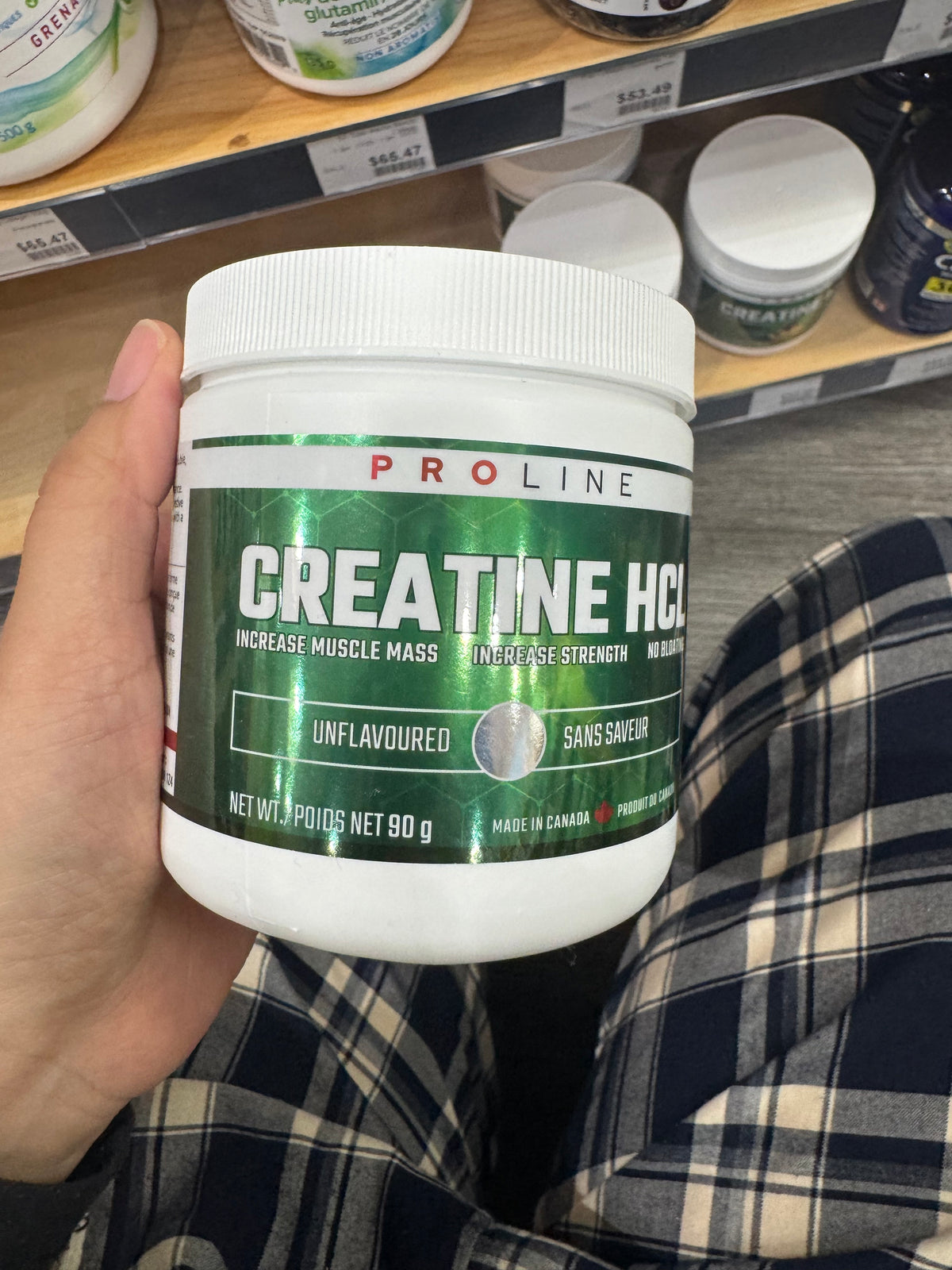 ProLine Creatine HCL Unflavoured 90 g