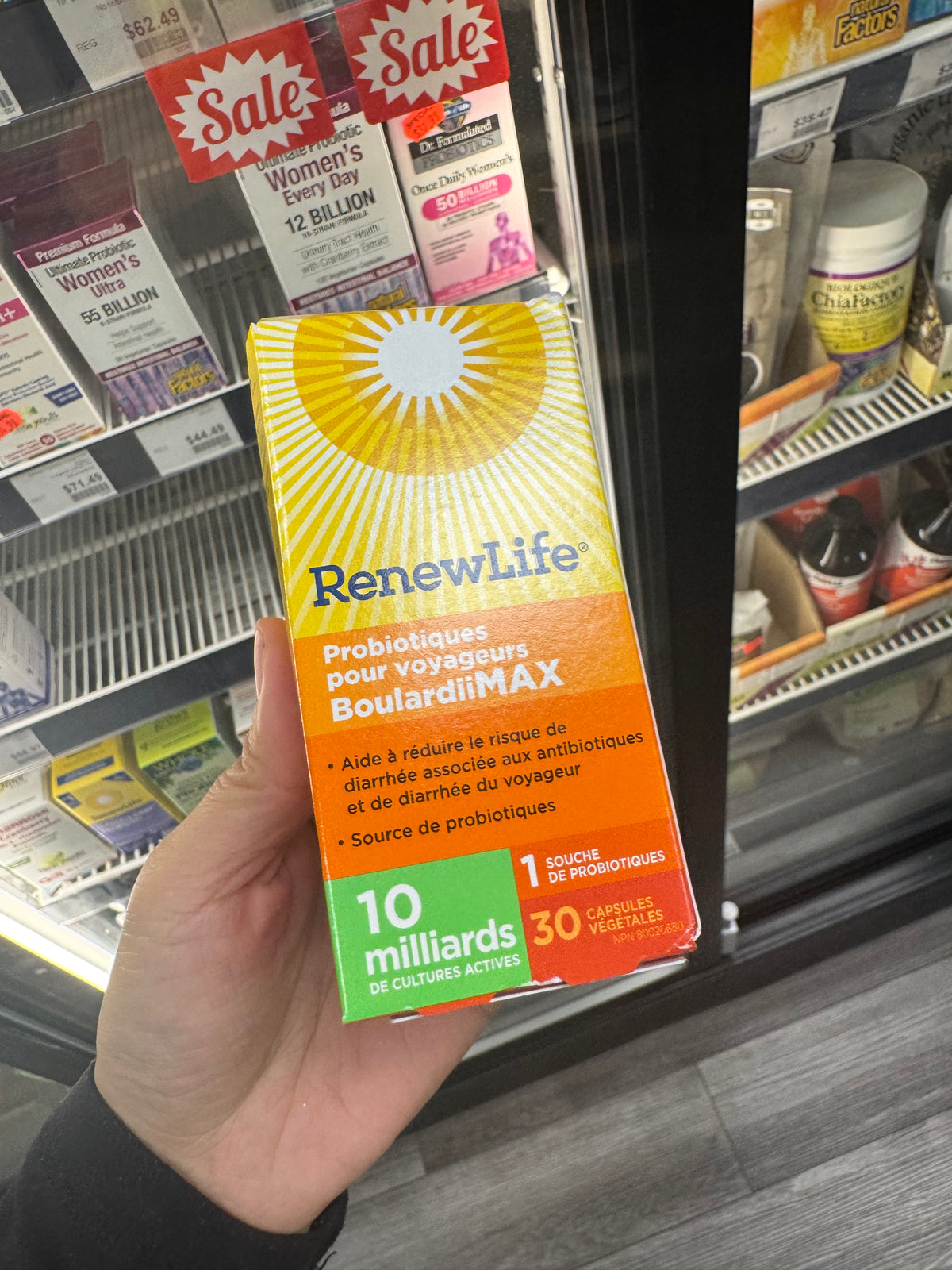 Renew Life BoulardiiMAX 10 Billion 30 Vegetarian Capsules