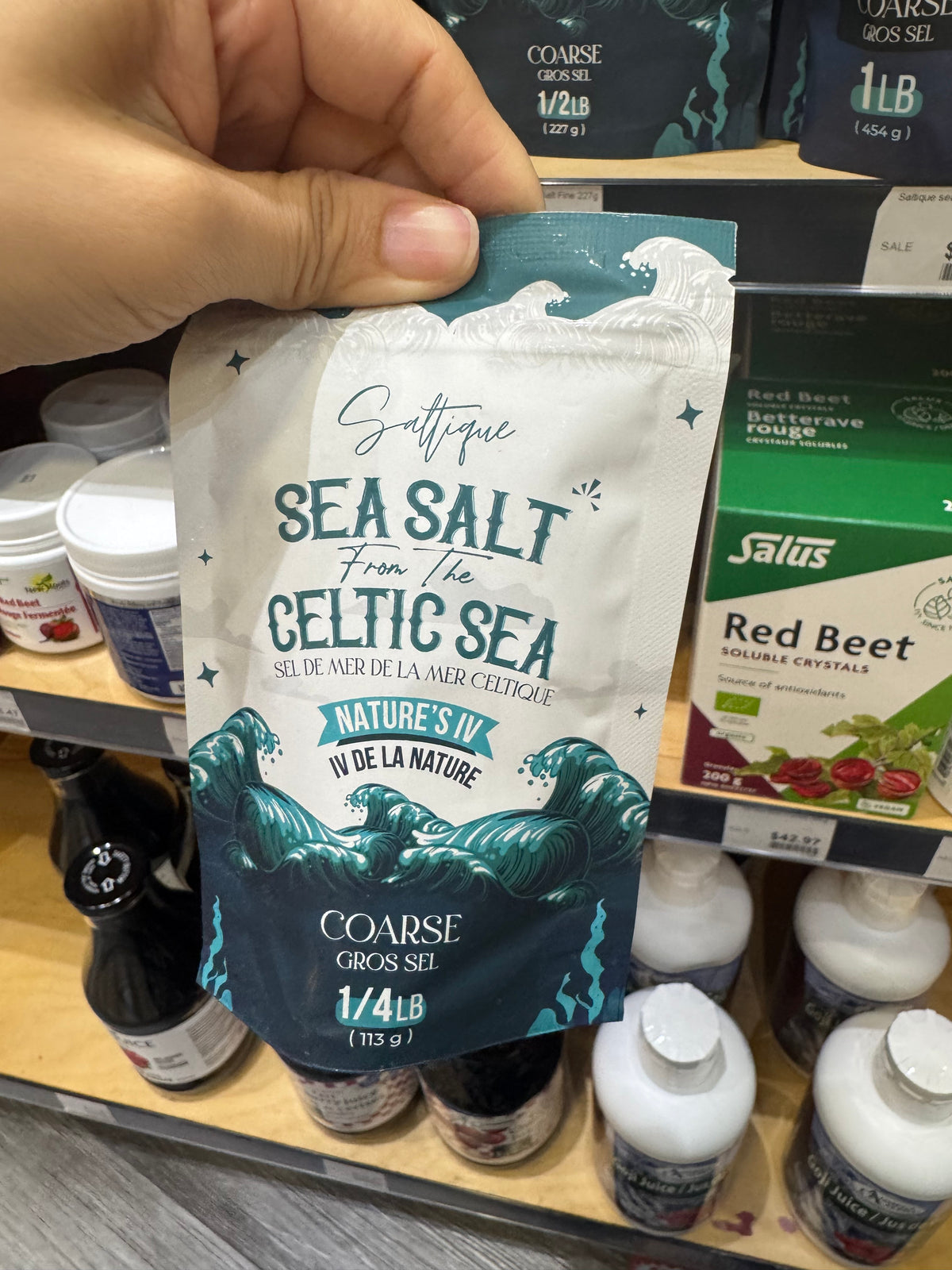 Saltique coarse sea salt from the Celtic Sea 113 g