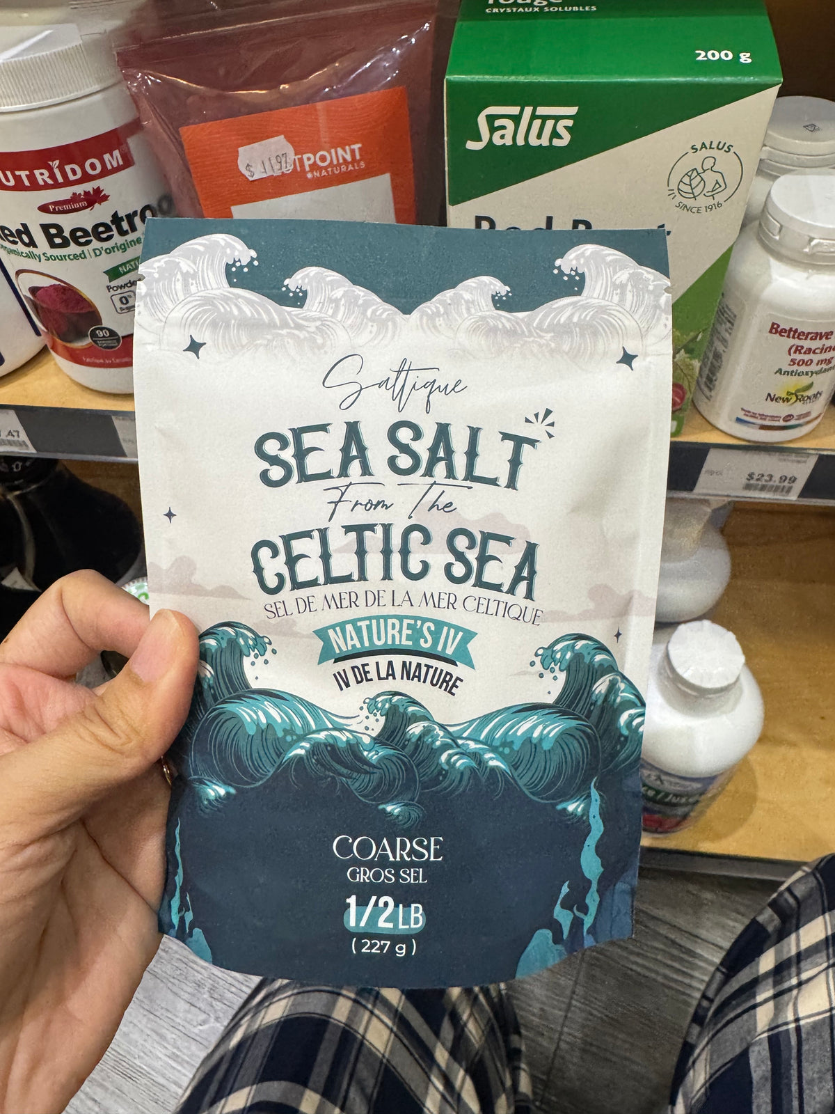 Saltique coarse sea salt from the Celtic Sea 227 g