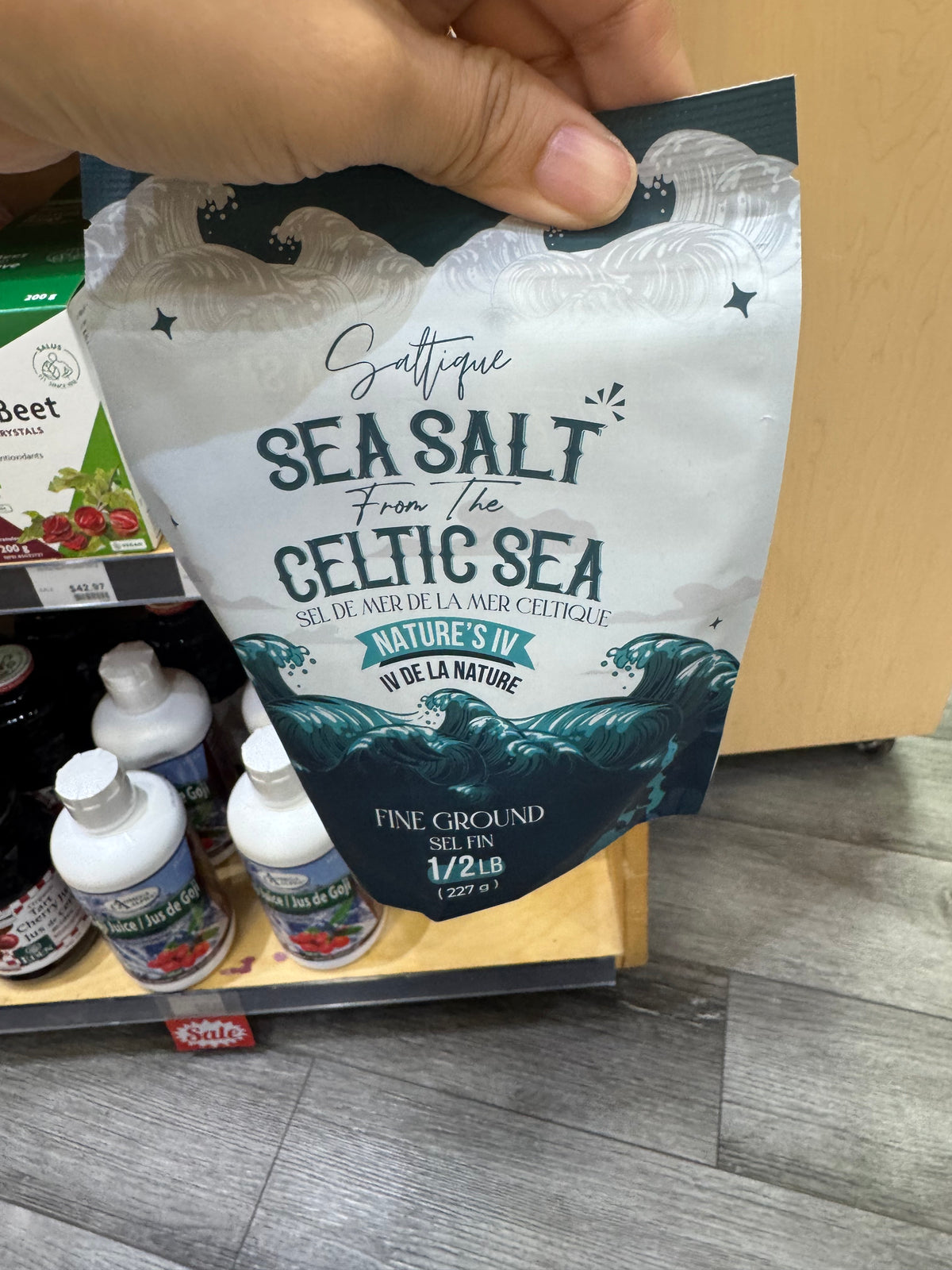 Saltique fine sea salt from the Celtic Sea 227 g