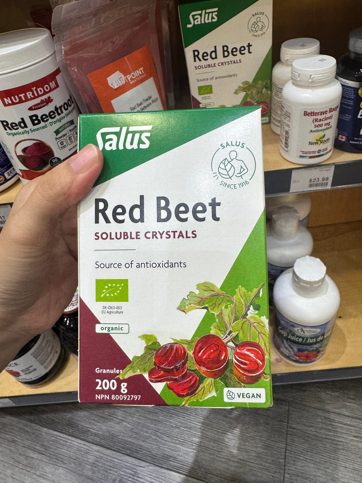 Salus Red Beet Soluble Crystals 200 g