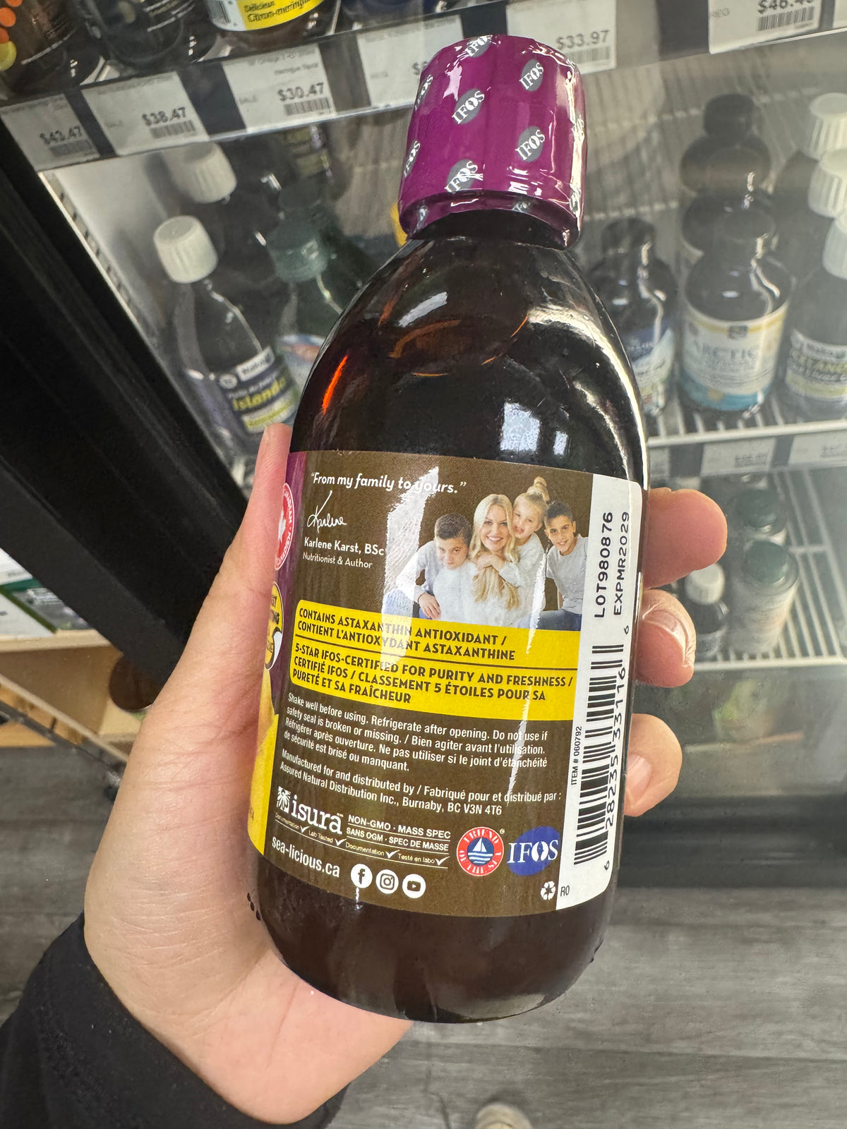 Sea-licious Raspberry Lemonade Omega-3 250 mL