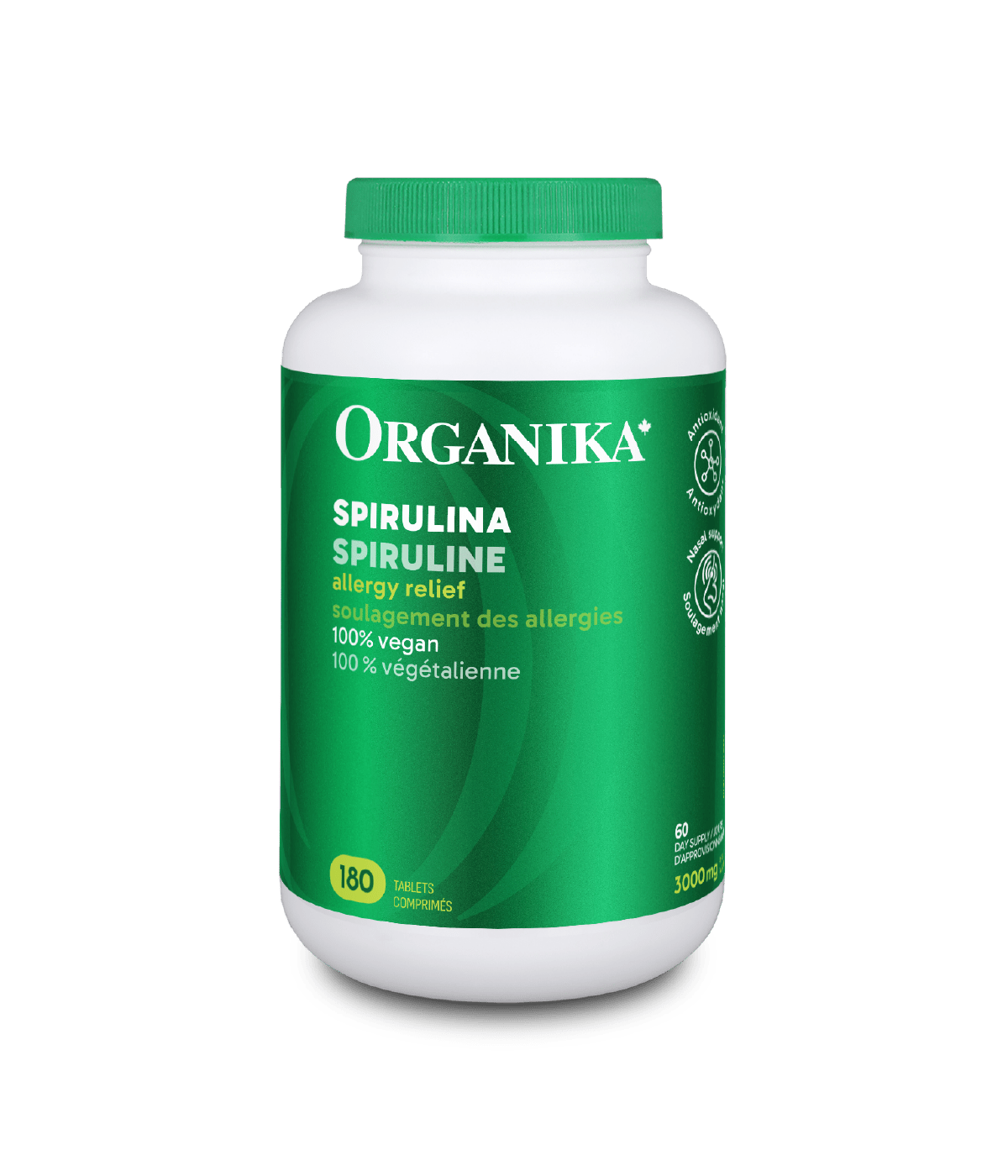 Spirulina Tablets – 1000 mg/180 tabs